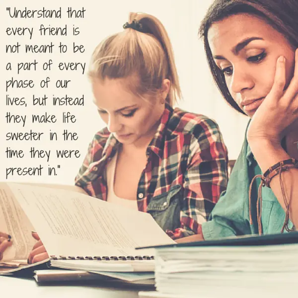 Understand that every friend is not